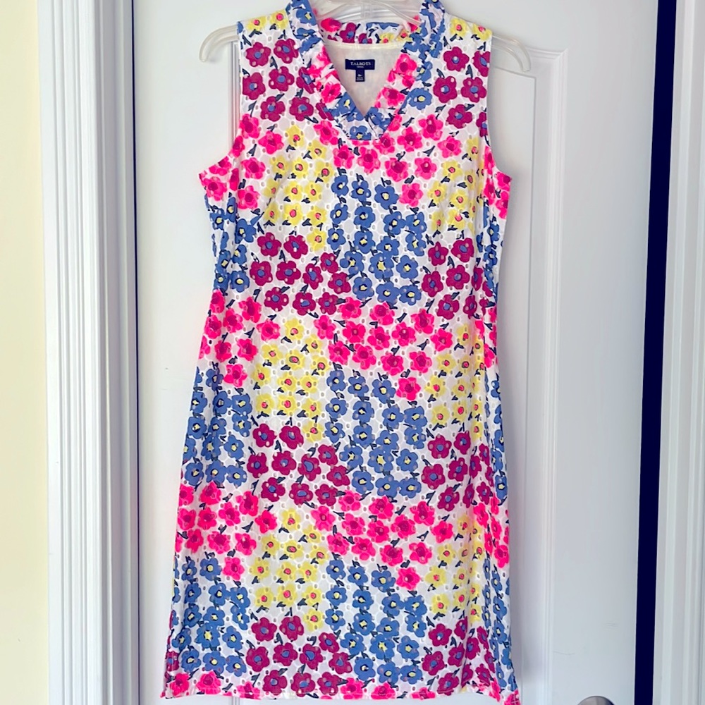 Eyelet floral spring/summer dress
